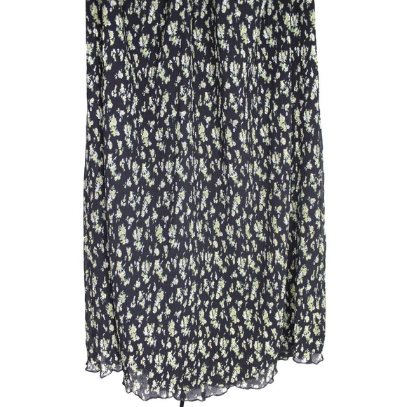 Who What Wear Plisse Collection NWT Drew Cutout Twist MIDI Dress Daisy Floral M - Picture 9 of 16